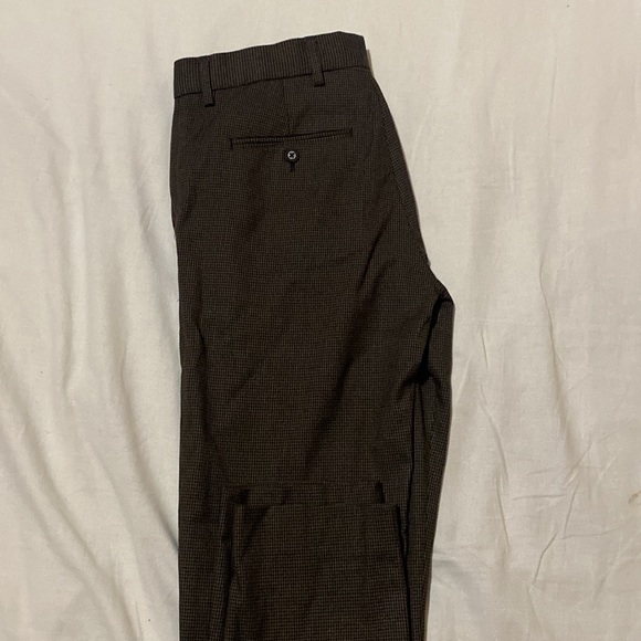 Club Monaco size 28 Brown wool skinny pants - Picture 3 of 4